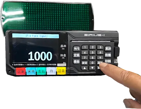 SIRIUS-1 本体とLEDウィンドウサインの写真